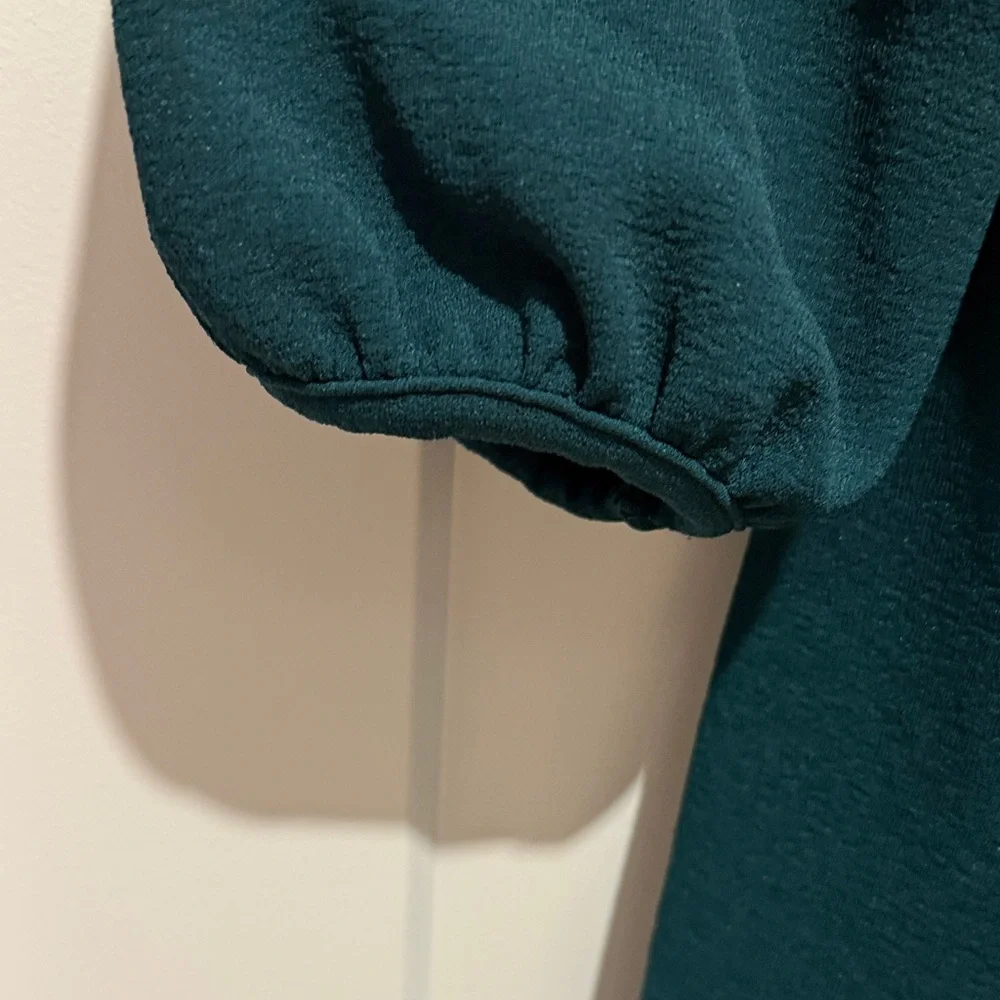 Madewell Emerald Wrap Mini Dress - Picture 4 of 6